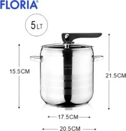 Zilan Easy - Snelkookpan - Pressure Cooker - Geschikt Voor Alle Warmtebronnen Ook Inductie - 4 Liter -Pot Promotiewinkel 1152x1200