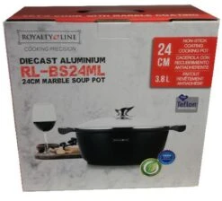 Royalty Line - Marble Soep/braadpan - Met Glazen Deksel Zwart - 24 CM. RL-BS24ML 22 Royalty Line - Marble Soep/braadpan - Met Glazen Deksel Zwart - 24 CM. RL-BS24ML -Pot Promotiewinkel 1200x1086 2