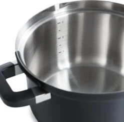 BK Flow Cool Black Glas Kookpannenset - 4-delig - Zwart - Glazen Deksel - Veilig Afgietsysteem - Inductie -Pot Promotiewinkel 1200x1182