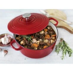 BK Bourgogne Braadpan Ø 28 Cm - Rood - Gietijzer - Inductie -Pot Promotiewinkel 1200x1200 1245