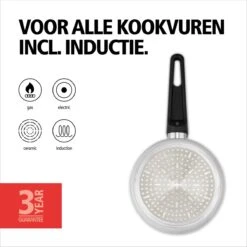 BRABANTIA INDU+ Steelpan Met Deksel - Keramische Antiaanbaklaag - Ø 16 Cm - Inductie - Pfas Vrij -Pot Promotiewinkel 1200x1200 1342