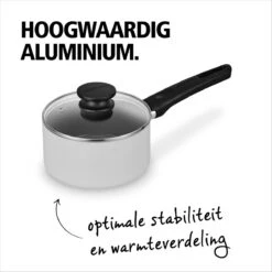 BRABANTIA INDU+ Steelpan Met Deksel - Keramische Antiaanbaklaag - Ø 16 Cm - Inductie - Pfas Vrij -Pot Promotiewinkel 1200x1200 1343