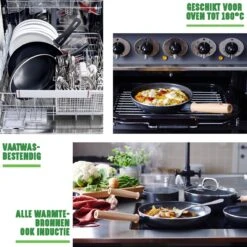 GreenChef Vintage Steelpan 16cm/1.6L - Zwart - Inductie - PFAS-vrij -Pot Promotiewinkel 1200x1200 1358