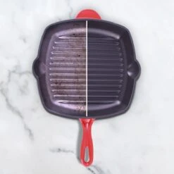 Cdealsz® Grillpan Gietijzer - Inductie - Rood - 28 Cm 10 Cdealsz® Grillpan Gietijzer - Inductie - Rood - 28 Cm -Pot Promotiewinkel 1200x1200 1460