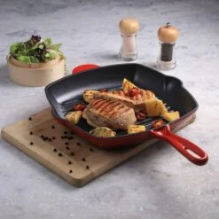 Cdealsz® Grillpan Gietijzer - Inductie - Rood - 28 Cm 13 Cdealsz® Grillpan Gietijzer - Inductie - Rood - 28 Cm -Pot Promotiewinkel 1200x1200 1461
