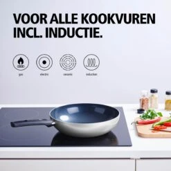 BRABANTIA INDU+ Wokpan - Keramische Antiaanbaklaag - Ø 28 Cm - Inductie - Pfas Vrij -Pot Promotiewinkel 1200x1200 367