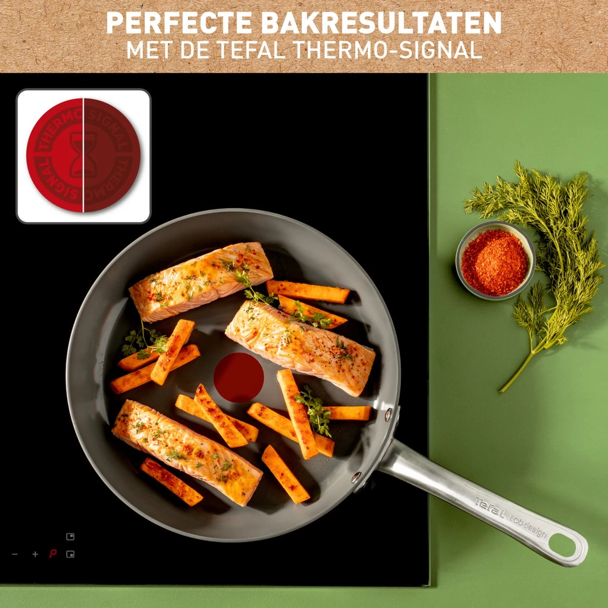 Tefal Renew+ Keramische Koekenpan - Ø 28 Cm 9 Tefal Renew+ Keramische Koekenpan - Ø 28 Cm - Afbeelding 9