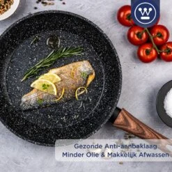 Westinghouse Koekenpan Inductie - Ø 28 Cm - Zwart Marmer - Speciale Editie -Pot Promotiewinkel 1200x1200 625