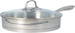 4goodz Dubbelwandige RVS Hapjespan Met Deksel 28 Cm - Zilver -Pot Promotiewinkel 1200x536