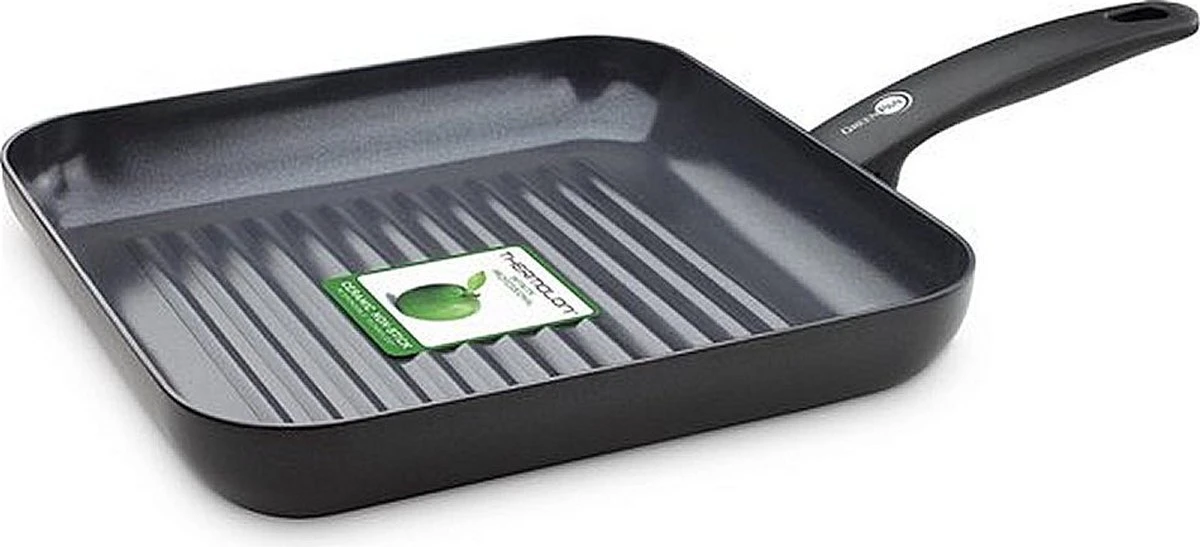 GreenPan Cambridge Grillpan 28cm - Zwart - Inductie - PFAS-vrij