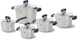 BK Conical Cool Glas Pannenset - 5-delig - Glazen Deksels - Geschikt Voor Alle Warmtebronnen -Pot Promotiewinkel 1200x620 2