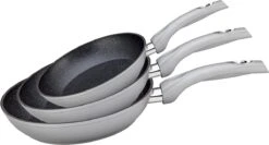 Herzberg HG-FP3: 3-Delige Koekenpan Van Gesmeed Aluminium 20/24/28 - ZILVER -Pot Promotiewinkel 1200x645 2