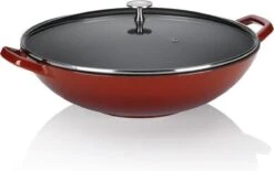 Wokpan Gietijzer Rood, 36 Cm - Kela | Calido -Pot Promotiewinkel 1200x755 2