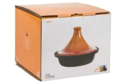 Cosy & Trendy Tajine Zwart / Oranje - Gietijzeren Schaal - Ø25cm - Geschikt Voor Inductie -Pot Promotiewinkel 1200x799 108