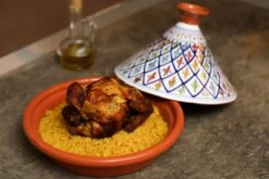 CRAFLAIR ~ Tajine ~ Ø 30 Cm ~ Geschikt Voor Inductie - Adapter ~ Handgemaakt ~ Geglazuurd Keramiek -Pot Promotiewinkel 1200x800 243