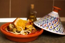 CRAFLAIR ~ Tajine ~ Ø 30 Cm ~ Geschikt Voor Inductie - Adapter ~ Handgemaakt ~ Geglazuurd Keramiek -Pot Promotiewinkel 1200x800 244