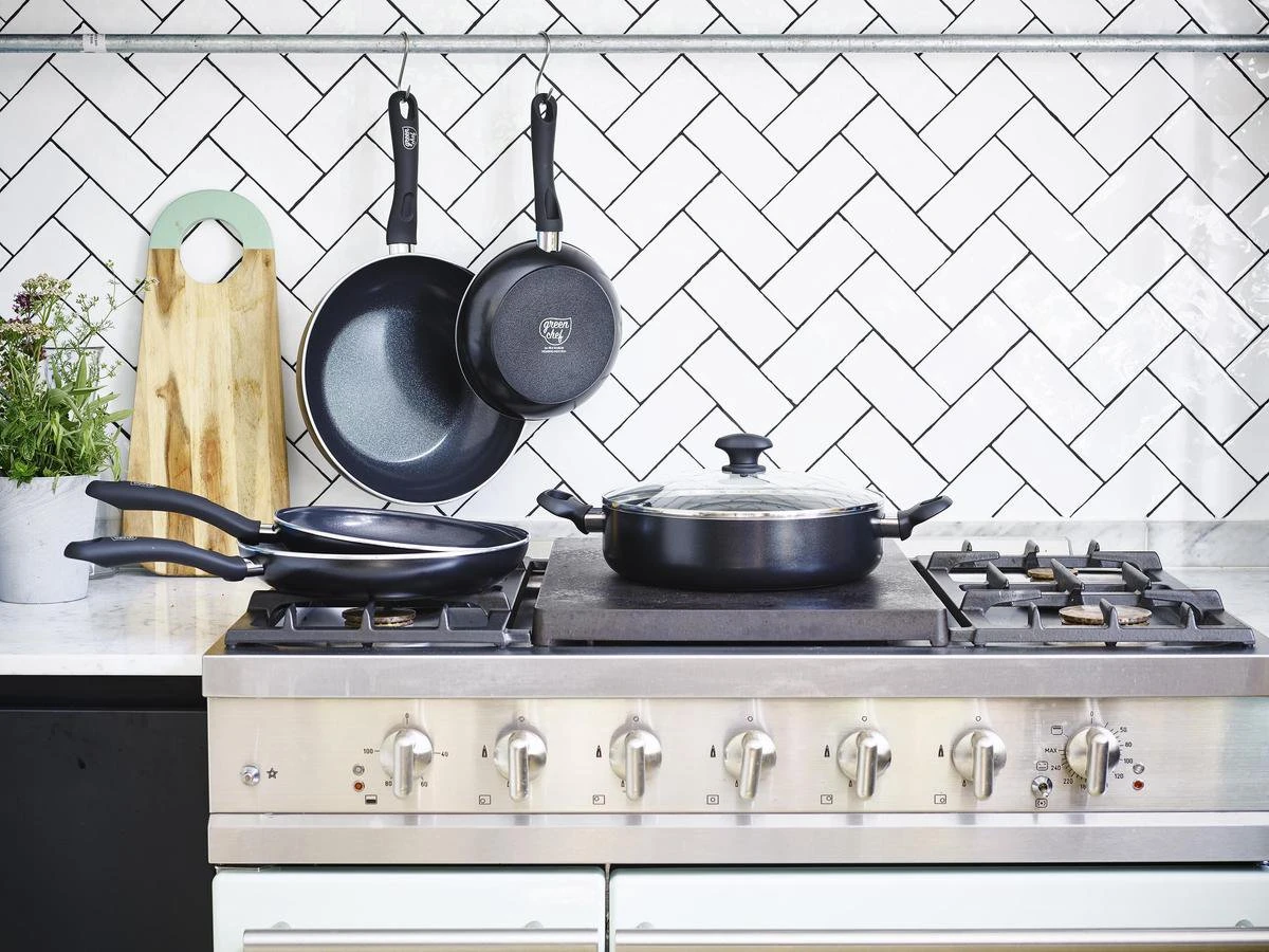 GreenChef Diamond Inductie Hapjespan - Ø28 Cm - Keramisch - PFAS-vrij 4 GreenChef Diamond Inductie Hapjespan - Ø28 Cm - Keramisch - PFAS-vrij - Afbeelding 4