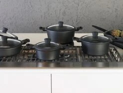 Sola Koekenpan Fair Cooking - Ø 28 Cm - Zwart/wit - Aluminium - Antiaanbaklaag -Pot Promotiewinkel 1200x905 5