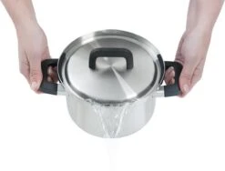 BK Flow Cool Pannenset - 4-delig – RVS Deksels - Veilig Afgietsysteem - Geschikt Voor Alle Warmtebronnen -Pot Promotiewinkel 1200x912