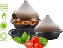 CUILINA Tajine Ø 30 Cm Geschikt Voor Alle Kookplaten, Inclusief Inductie. -Pot Promotiewinkel 1200x916 1