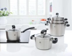 BK Conical Cool Pannenset - 5-delig - RVS - Geschikt Voor Alle Warmtebronnen -Pot Promotiewinkel 1200x929 1