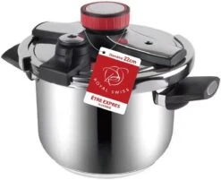 Royal Swiss Snelkookpan / Couscous Pan - 2 In 1 - 10 Liter - Ø 26 Cm - RVS - Inductie - Automatische Sluiting -Pot Promotiewinkel 1200x976 7