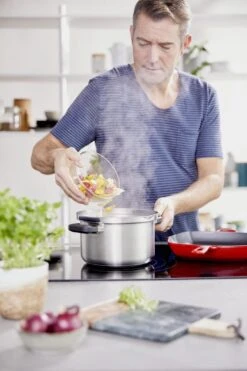 BK Flow Cool Pannenset - 4-delig – RVS Deksels - Veilig Afgietsysteem - Geschikt Voor Alle Warmtebronnen -Pot Promotiewinkel 799x1200